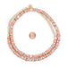 Tangerine Orange Strawstack Beads - The Bead Chest
