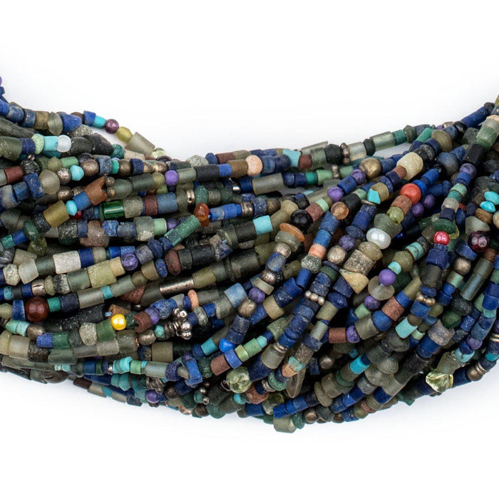 Medley of Afghani Lapis and Turquoise Beads - The Bead Chest