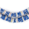 Cobalt Blue Strawstack Sandcast Beads