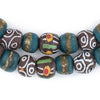 Premium Turquoise Medley Krobo Beads