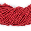 Red Afghan Tribal Seed Beads (10 Strands)