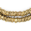 Ghana Brass Donut Beads (9mm)