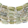 Rectangular Ancient Roman Glass Beads (Sea Green)