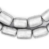 Barrel Maasai Silver Beads (20x16mm)