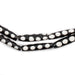 Polka Dot Design Batik Bone Beads (Elongated) - The Bead Chest