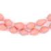 Salmon Pink Recycled Paper Beads from Uganda - The Bead Chest