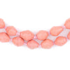 Salmon Pink Recycled Paper Beads from Uganda