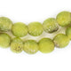Lime Green Ancient Style Java Glass Beads (9mm) - The Bead Chest