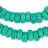 Amazonite Moroccan Pottery Beads (Rondelle)
