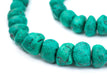 Amazonite Moroccan Pottery Beads (Chunk) - The Bead Chest