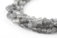 Matte Round Cloudy Quartz Beads (4mm) - The Bead Chest