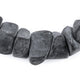 Moroccan Charcoal Resin Chunk Beads - The Bead Chest