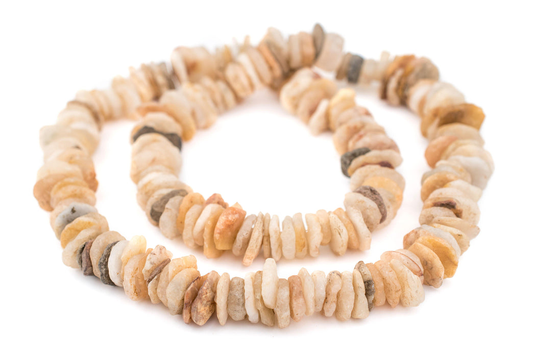 Ancient Dogon Quartz Beads (Long Strand) - The Bead Chest