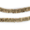 Faceted Brass Triangle Heishi Beads (4mm)