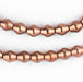 Smooth Copper Bicone Beads (8x7mm) - The Bead Chest