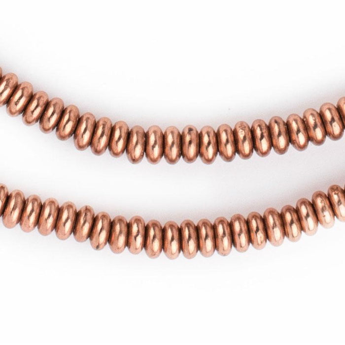 Smooth Copper Rondelle Beads (5mm) — The Bead Chest
