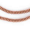 Smooth Copper Rondelle Beads (5mm)