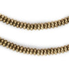 Smooth Brass Rondelle Beads (5mm)