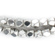 Silver Faceted Diamond Cut Beads (6mm) - The Bead Chest