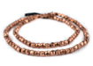 Copper Faceted Diamond Cut Beads (6mm) - The Bead Chest