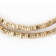 Faceted Gold Triangle Heishi Beads (4mm, 16 inch Strand) - The Bead Chest