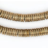 Jumbo Brass Double Heishi Beads (9mm)