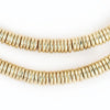 Smooth Extra Large Gold Heishi Beads (6mm)