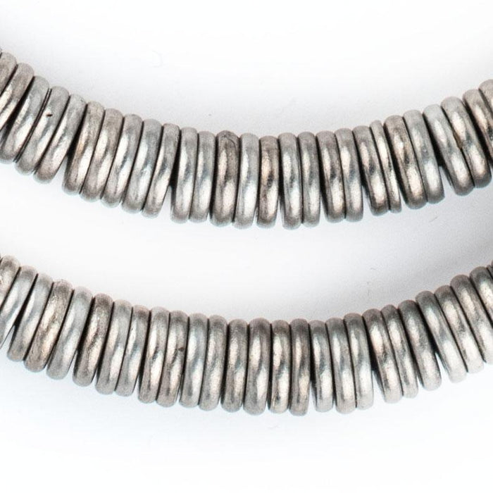 Silver Donut Beads (8mm) - The Bead Chest