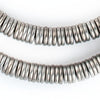 Silver Donut Beads (8mm)