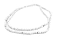 White Round Howlite Beads (4mm) - The Bead Chest