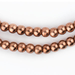 Copper Round Sphere Beads (6mm)