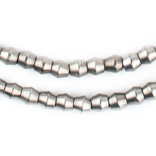 Smooth Silver Bicone Beads (4.5mm)