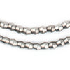 Smooth Silver Bicone Beads (4.5mm)
