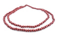 Cherry Red Natural Wood Beads (6mm) - The Bead Chest