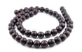 Dark Brown Natural Wood Beads (16mm) - The Bead Chest