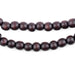 Dark Brown Natural Wood Beads (6mm) - The Bead Chest