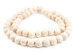 Cream Natural Wood Beads (16mm) - The Bead Chest