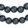 Charcoal Natural Wood Beads (20mm)