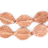 Copper Baule Sun Beads (26x19mm)