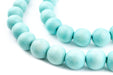 Mint Green Natural Wood Beads (16mm) - The Bead Chest