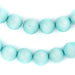 Mint Green Natural Wood Beads (12mm) - The Bead Chest