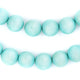 Mint Green Natural Wood Beads (12mm) - The Bead Chest