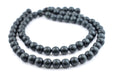 Charcoal Natural Wood Beads (12mm) - The Bead Chest