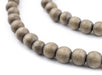 Brown Natural Wood Beads (8mm) - The Bead Chest