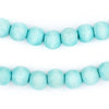 Mint Green Natural Wood Beads (8mm)