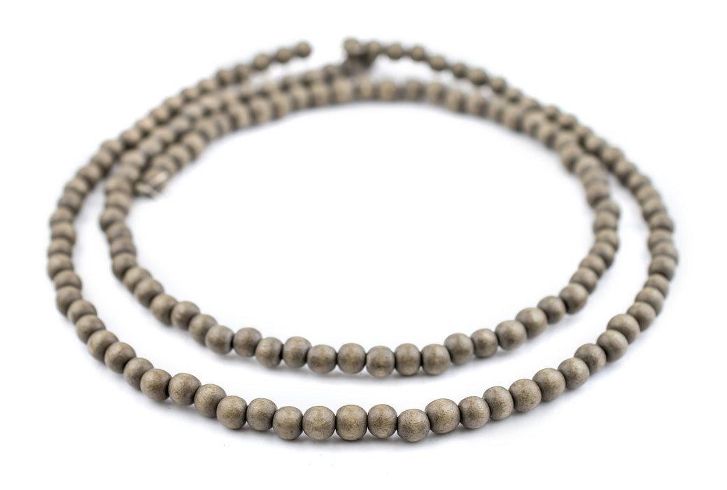 Brown Natural Wood Beads (6mm) - The Bead Chest
