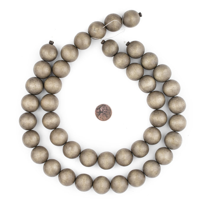 Brown Natural Wood Beads (20mm) - The Bead Chest