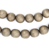 Brown Natural Wood Beads (12mm)