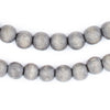 Grey Natural Wood Beads (8mm)