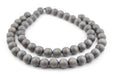 Grey Natural Wood Beads (16mm) - The Bead Chest